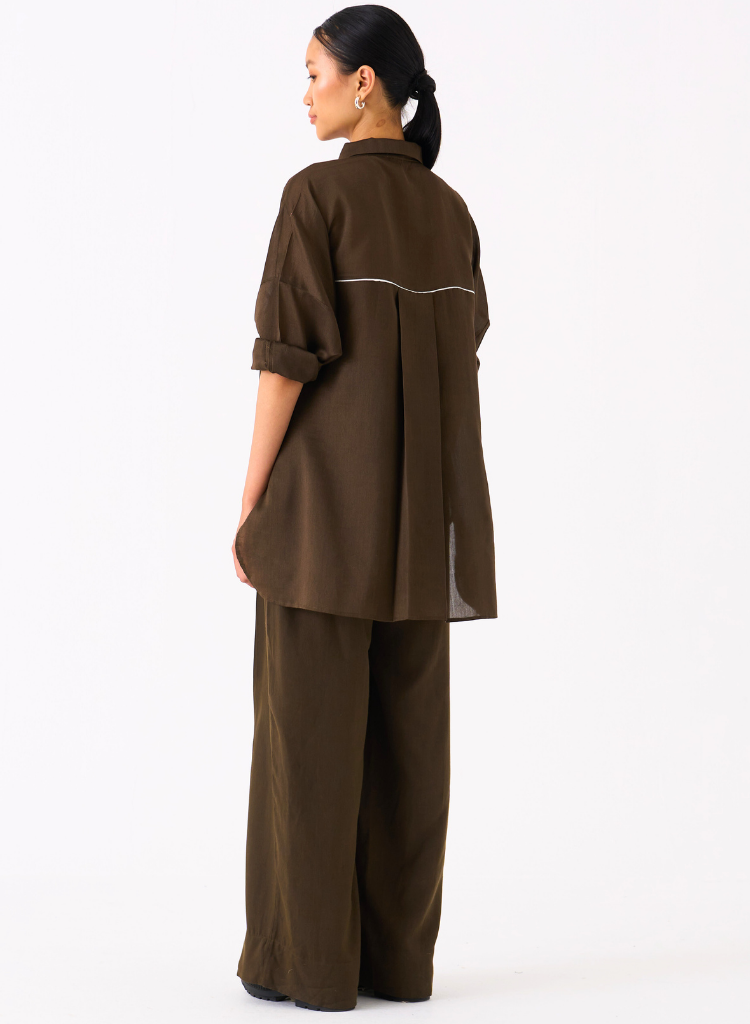 Patch Pocket Shirt Set