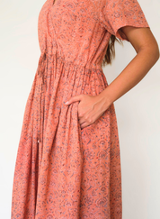 Peachy Sunset Dress