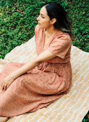 Peachy Sunset Dress