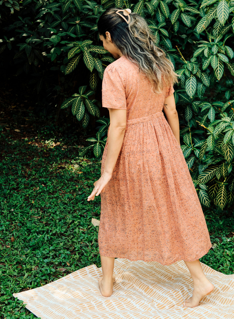 Peachy Sunset Dress