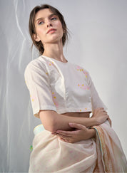 Butterscotch Saree Set