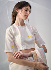 Butterscotch Saree Set