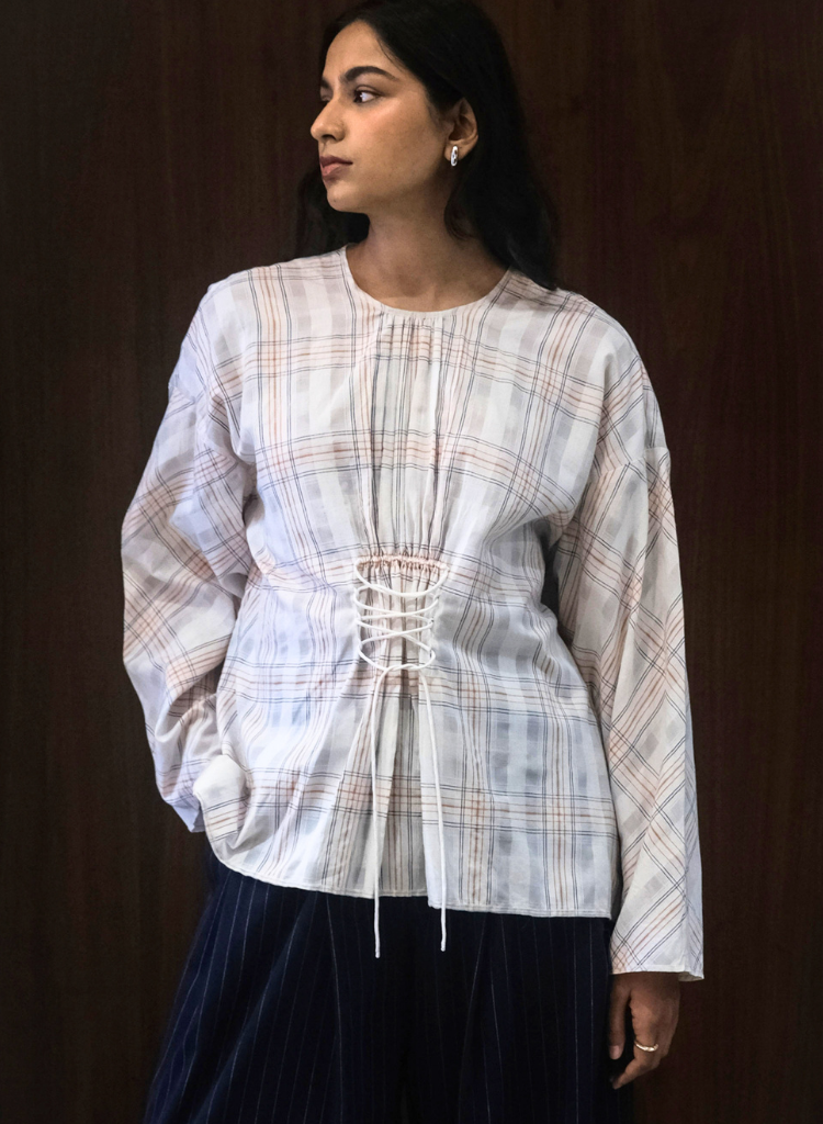 Pearl Gathered Blouse