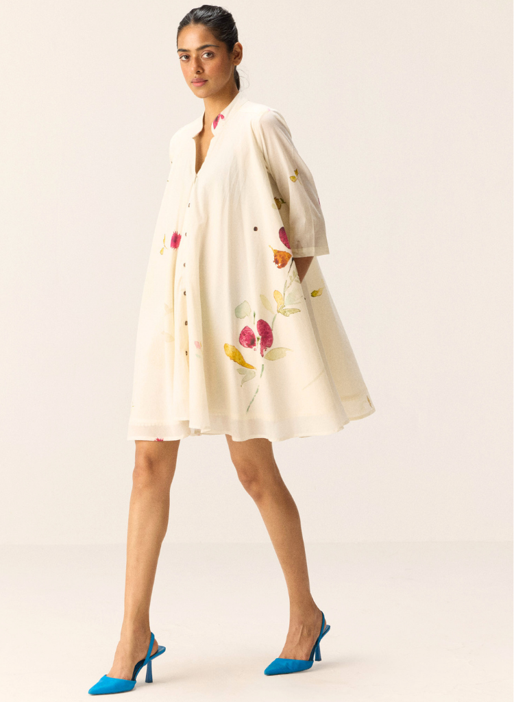 Pearls in a Garden Dress