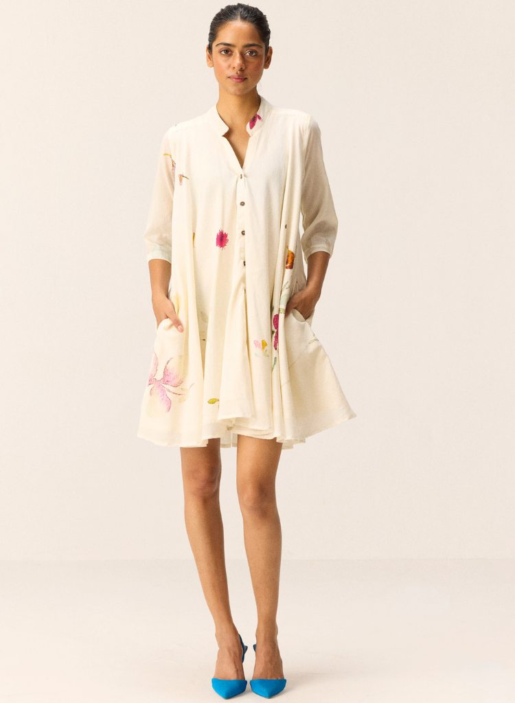 Pearls in a Garden Dress