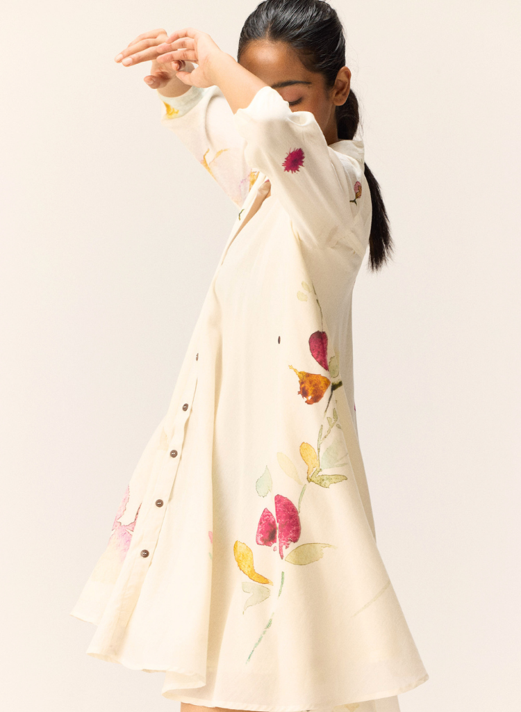 Pearls in a Garden Dress