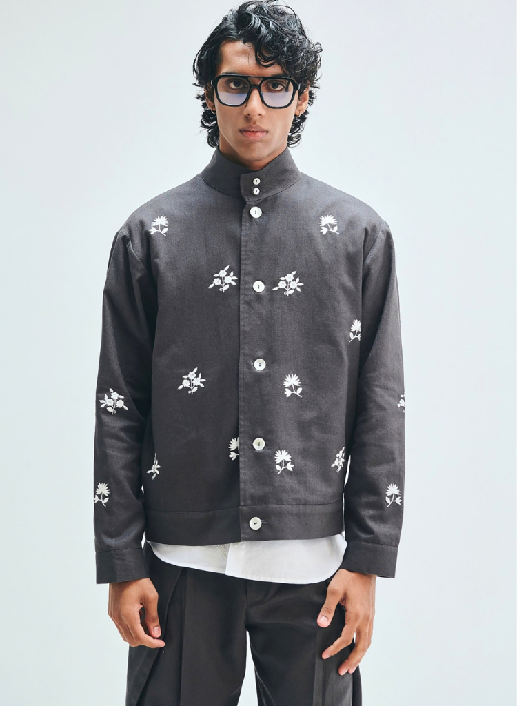 Pebble Stand Collar Jacket