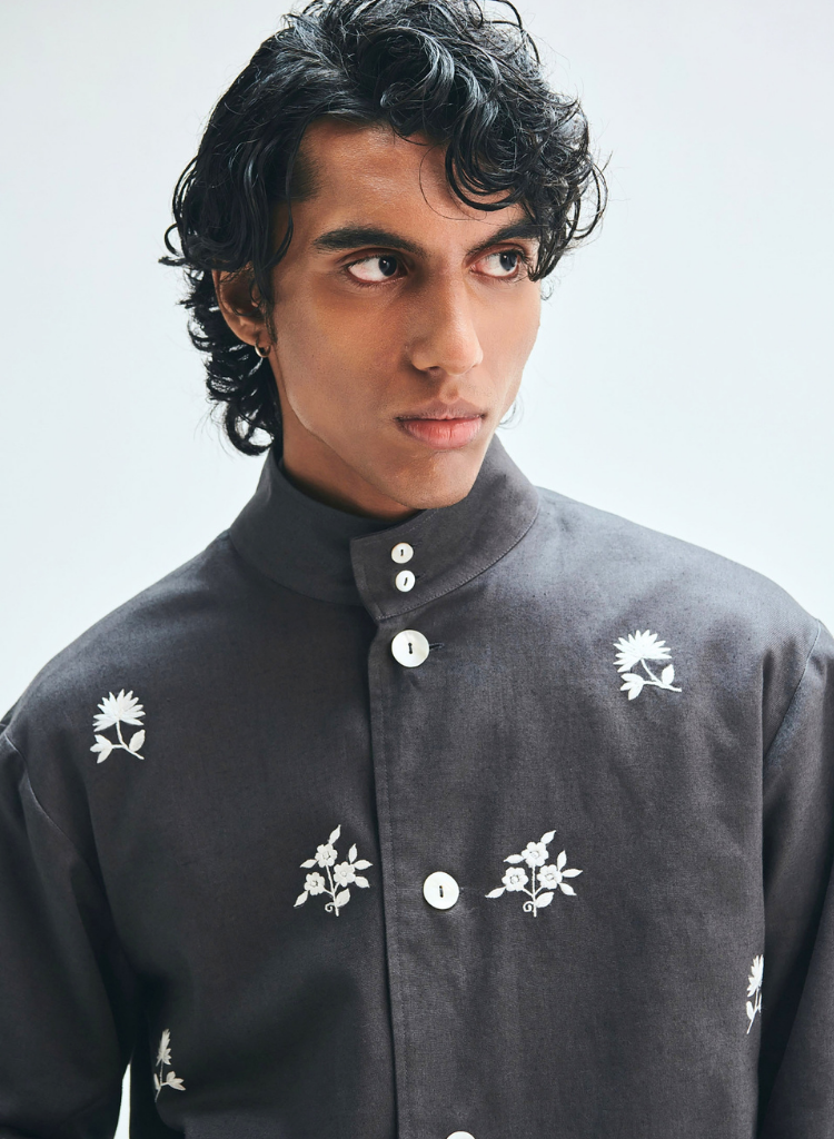 Pebble Stand Collar Jacket