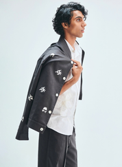 Pebble Stand Collar Jacket