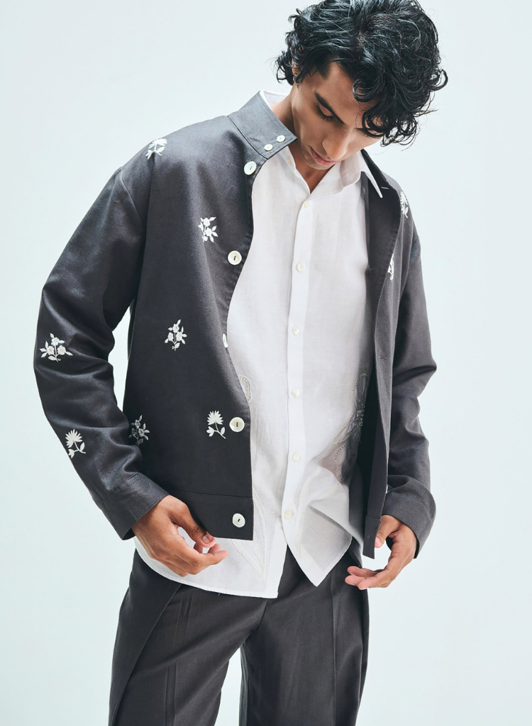 Pebble Stand Collar Jacket