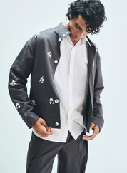 Pebble Stand Collar Jacket