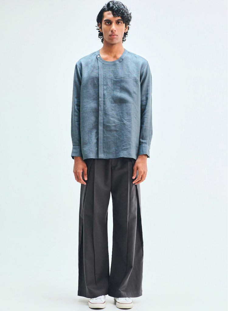 Pebble Overfold Trousers