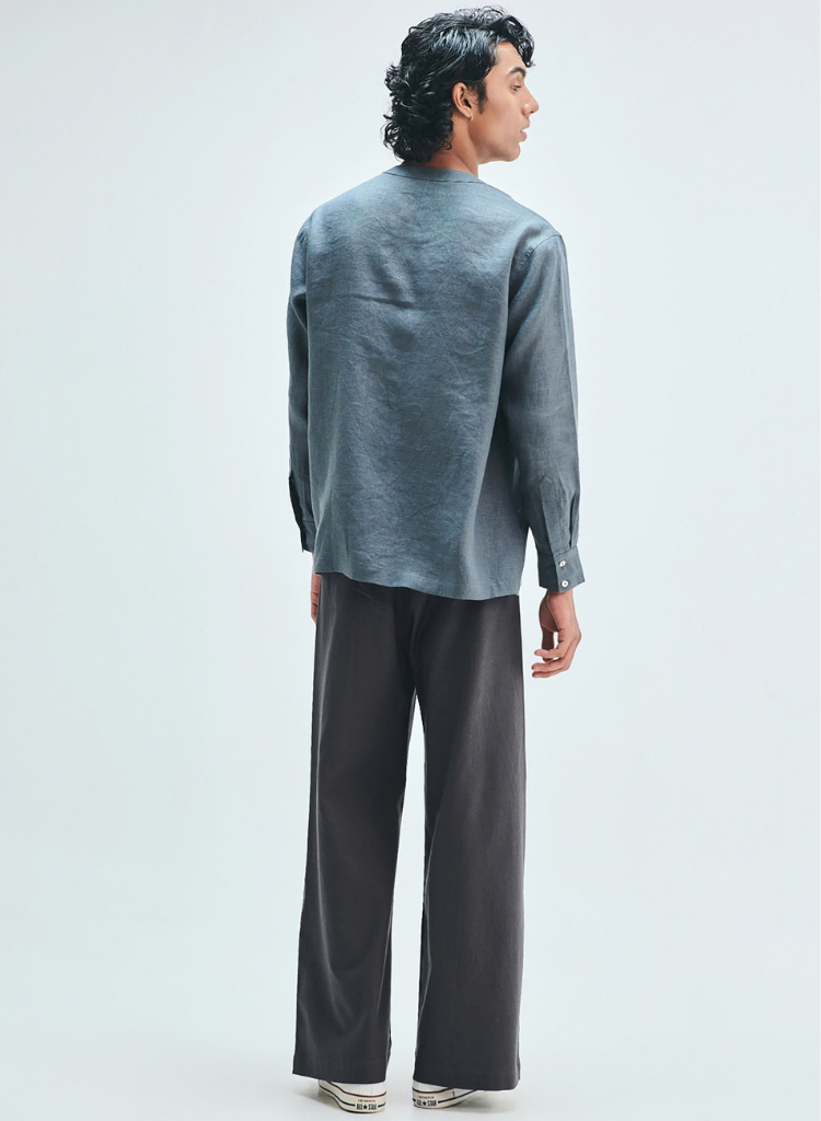 Pebble Overfold Trousers