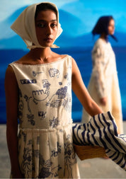 Pema Knife Pleat Dress