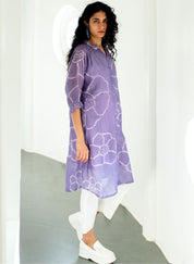 Periwinkle Bandhej Tunic Set