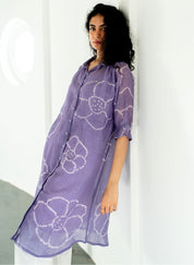 Periwinkle Bandhej Tunic