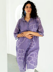 Periwinkle Bandhej Tunic