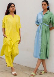 Periwinkle Meadows Shirt Dress