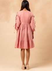 Petal Belted Dress