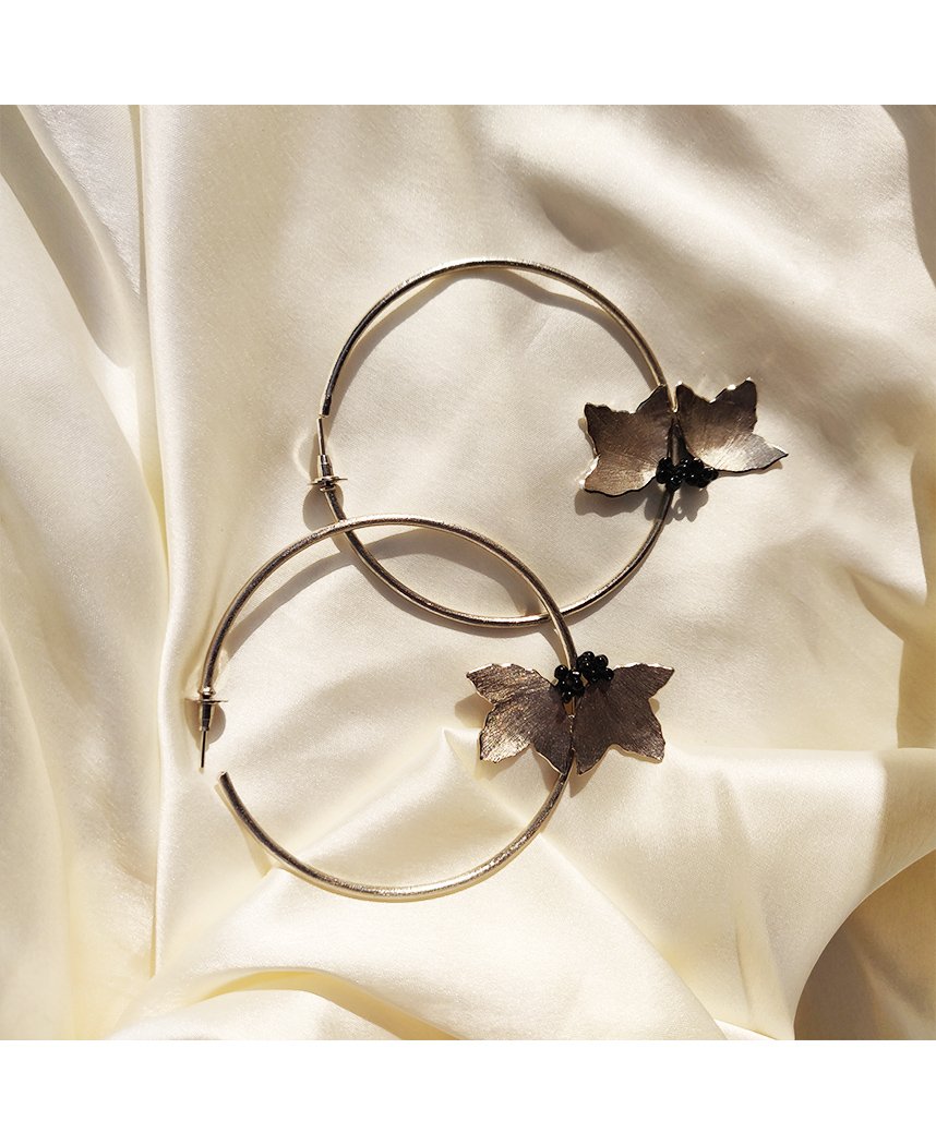 Petal Hoop Earrings