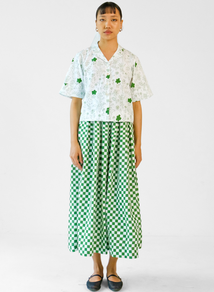 Petunia Checkered Skirt