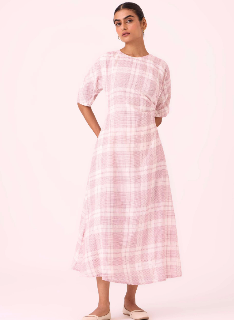 Pine Checkered Dress