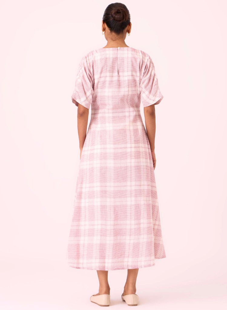 Pine Checkered Dress