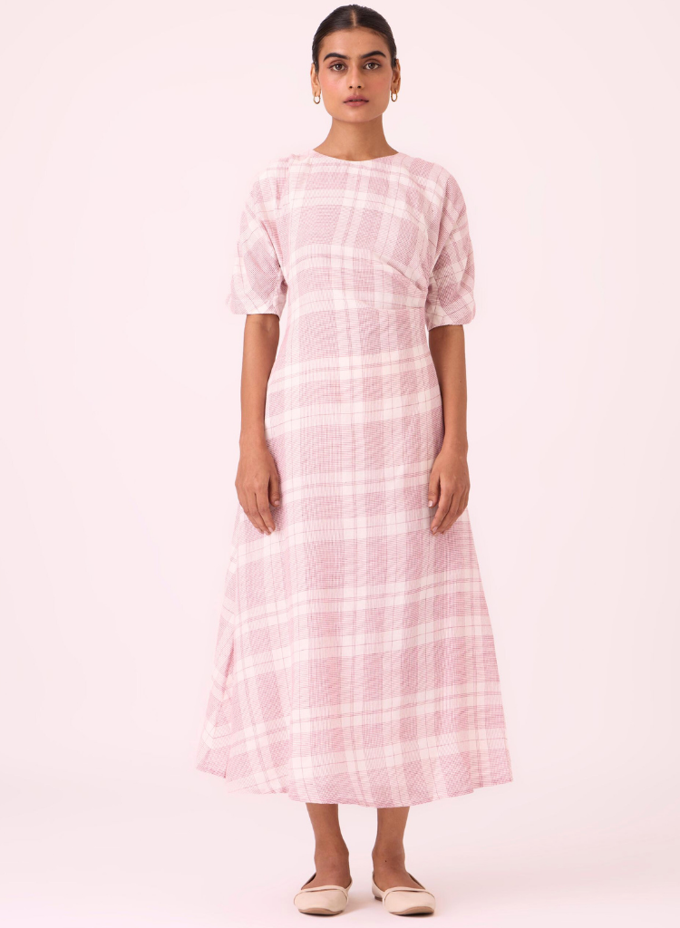 Pine Checkered Dress