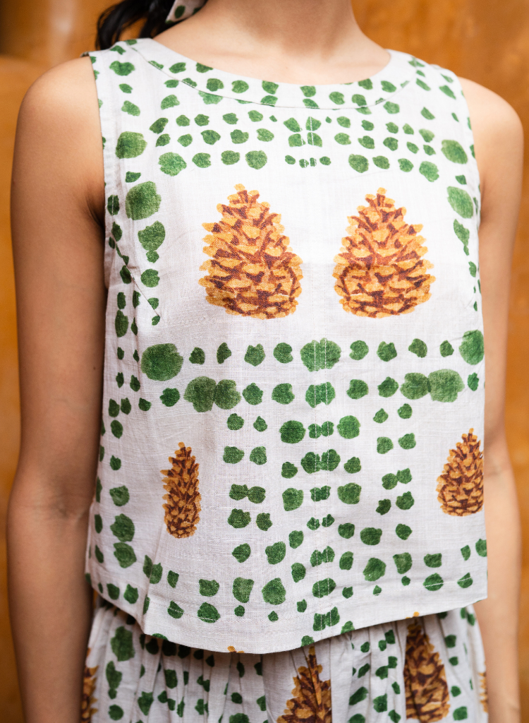 Pinecone Crop Top
