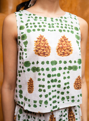 Pinecone Crop Top Set