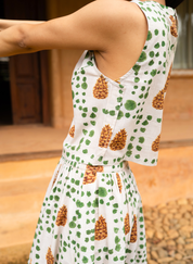Pinecone Crop Top Set
