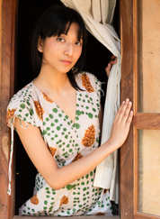 Pinecone Draw String Dress