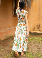 Pinecone Draw String Dress