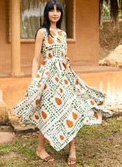 Pinecone Handkerchief Dress