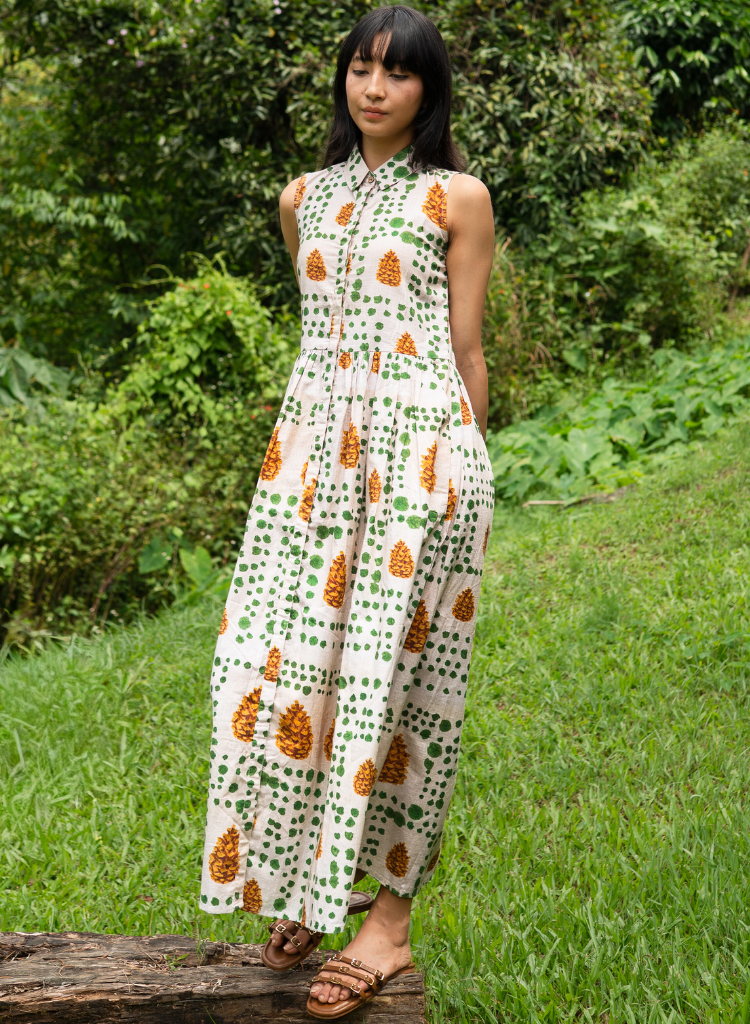 Pinecone Shirt Dress