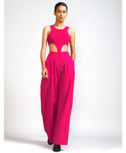 Long Pleated Trouser