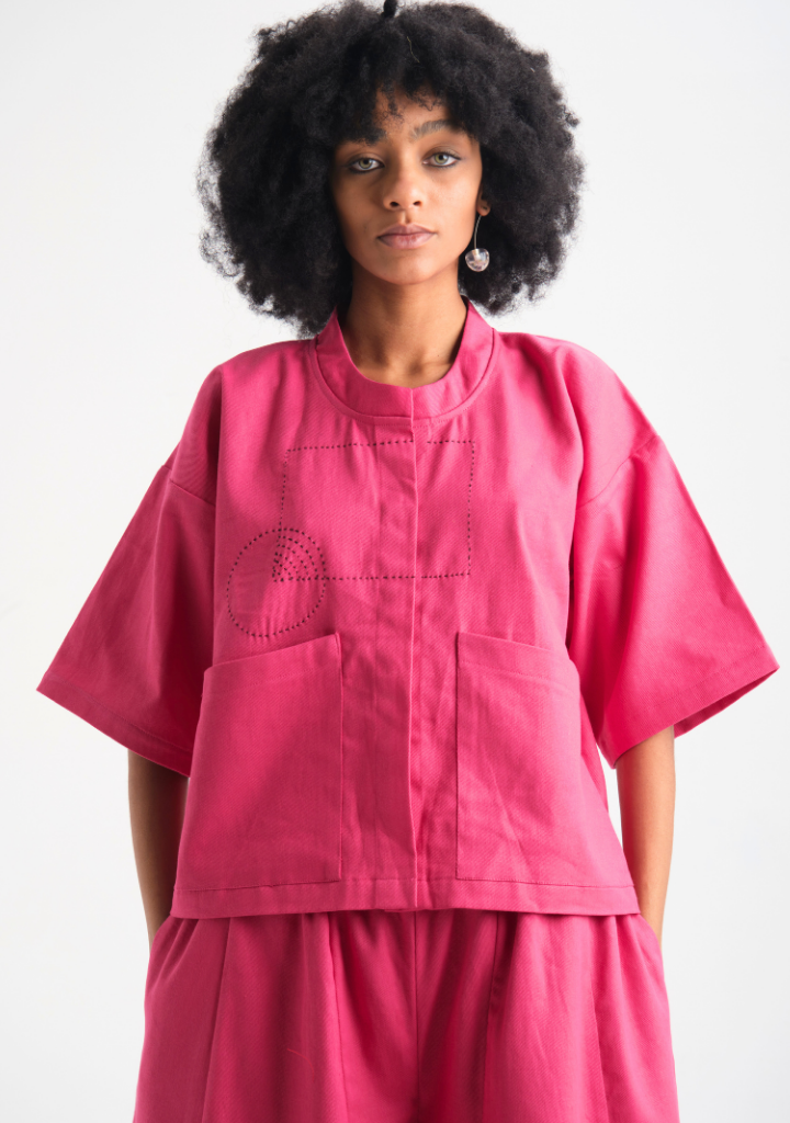Pink Dahlia Top