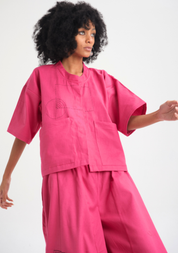 Pink Dahlia Top