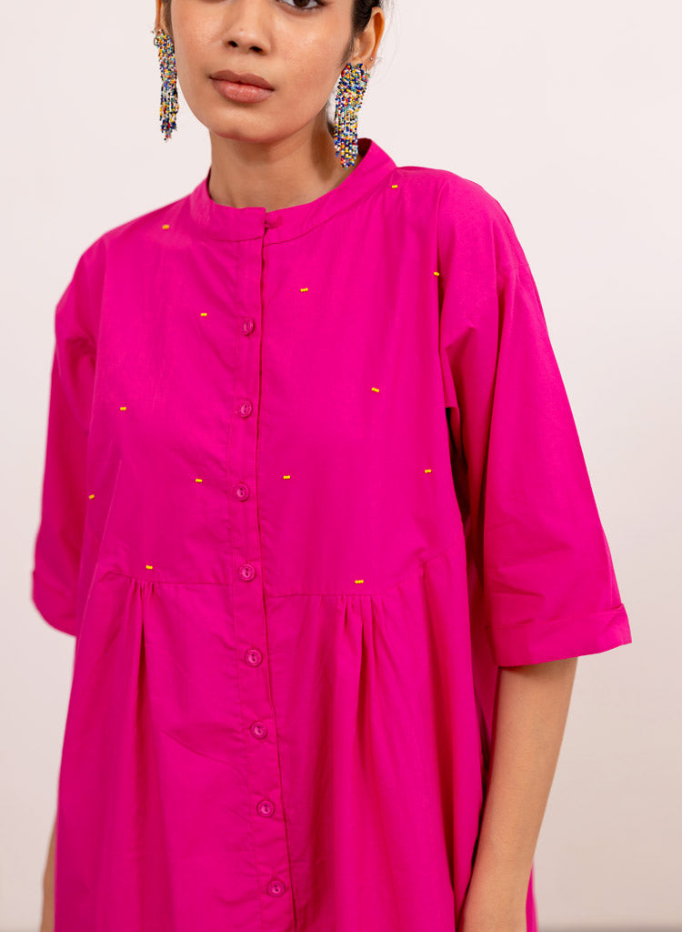 Pink Horizon Tunic Set