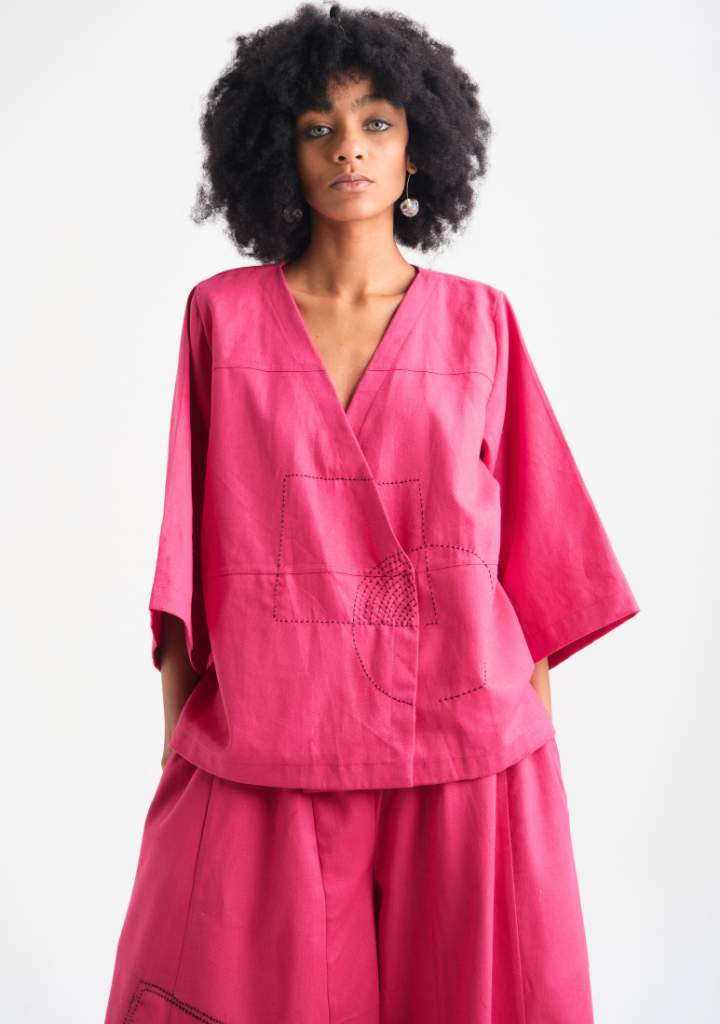 Pink Peony Top
