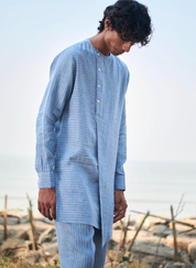 Pinstripe Kurta Set