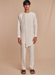 Pinstripe Kurta Set