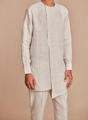 Pinstripe Kurta Set