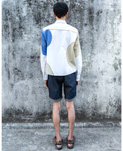 Pintuck Crochet Shirt