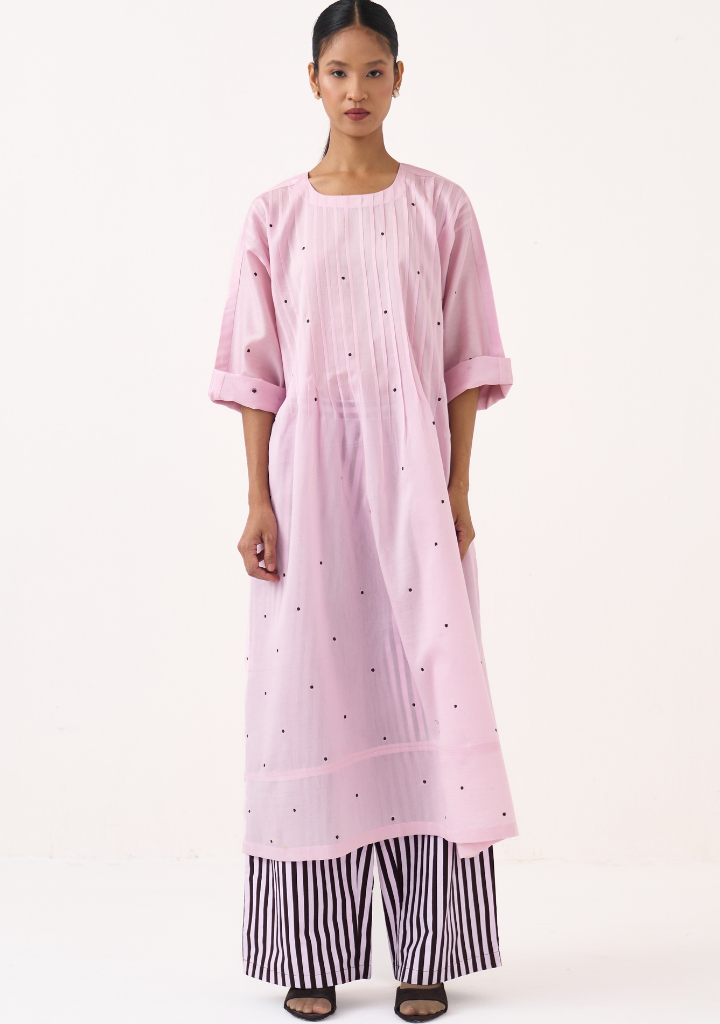 Pintuck Polka Kaftan