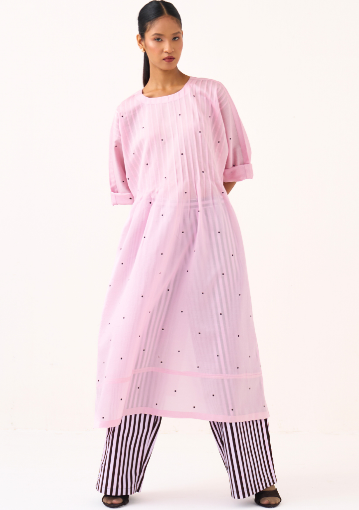Pintuck Polka Kaftan