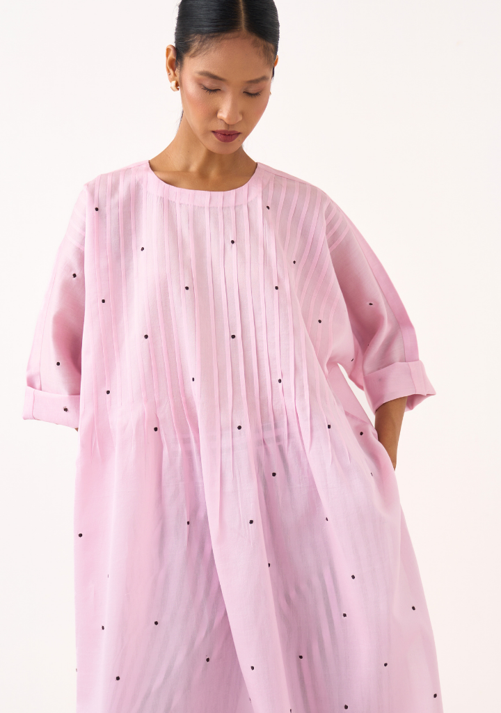 Pintuck Polka Kaftan