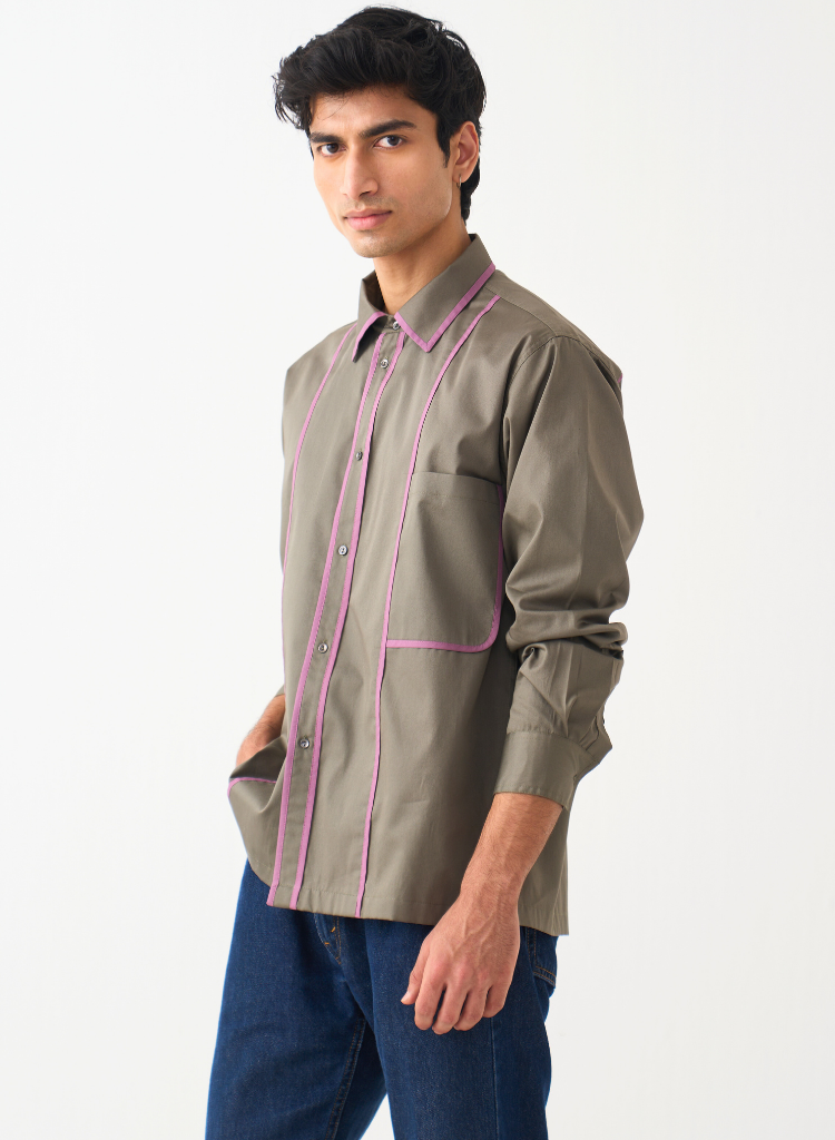 Piping Detail Shirt