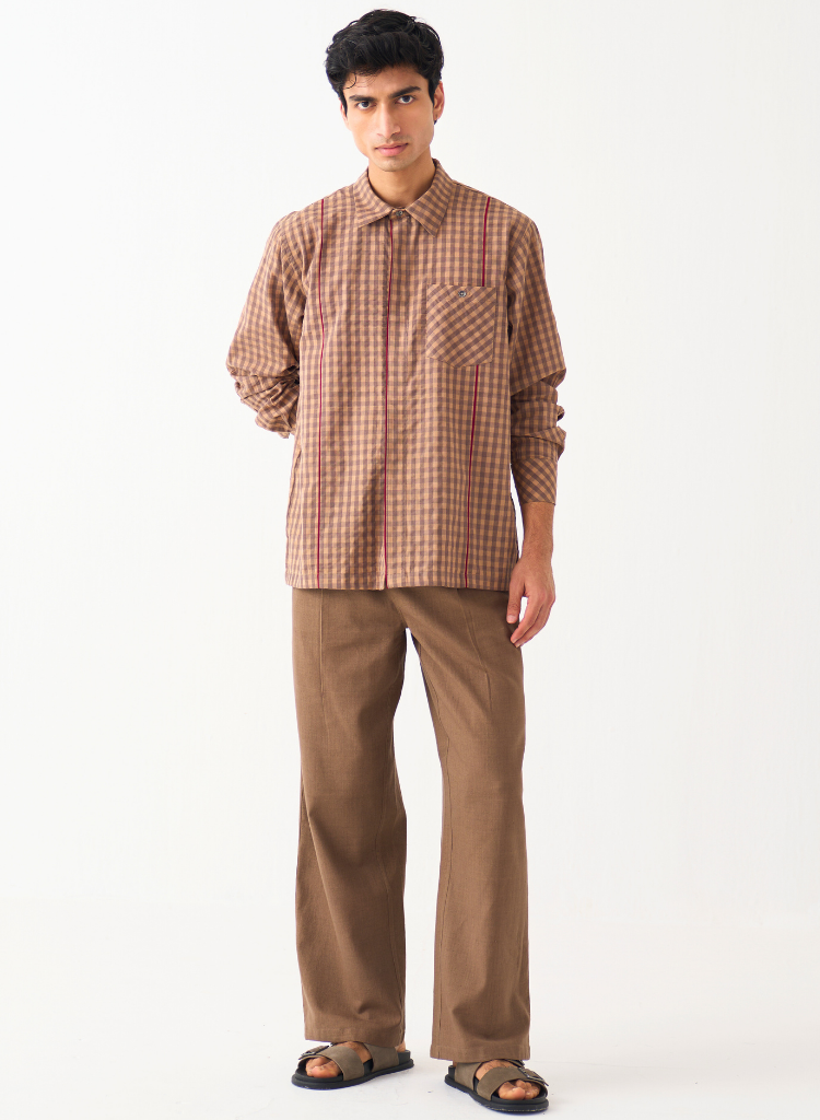 Pipling Detail Shirt