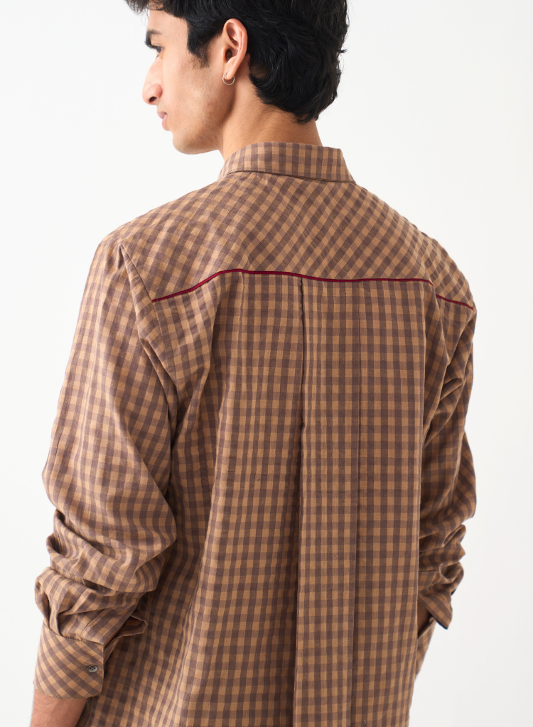 Pipling Detail Shirt